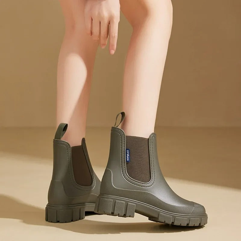 SU GEÇİRMEZ CHELSEA ÇİZMELER YENİ MODA