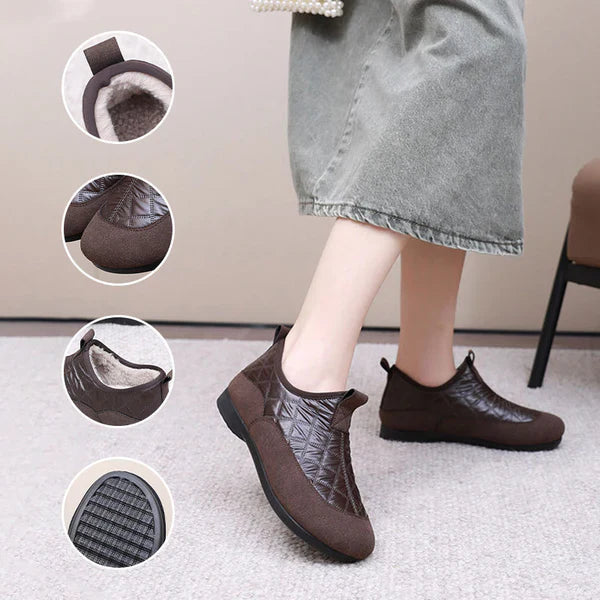 Su geçirmez Kaymaz Pamuk Yastıklı Slip-On Ayakkabı